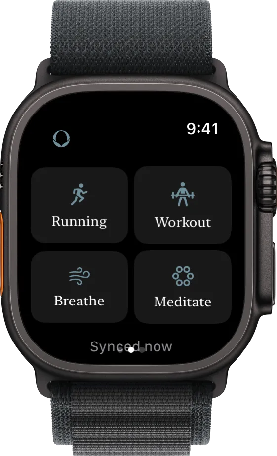 Oath on Apple Watch: four cards to begin with, a run, a workout, Breathe and Meditate